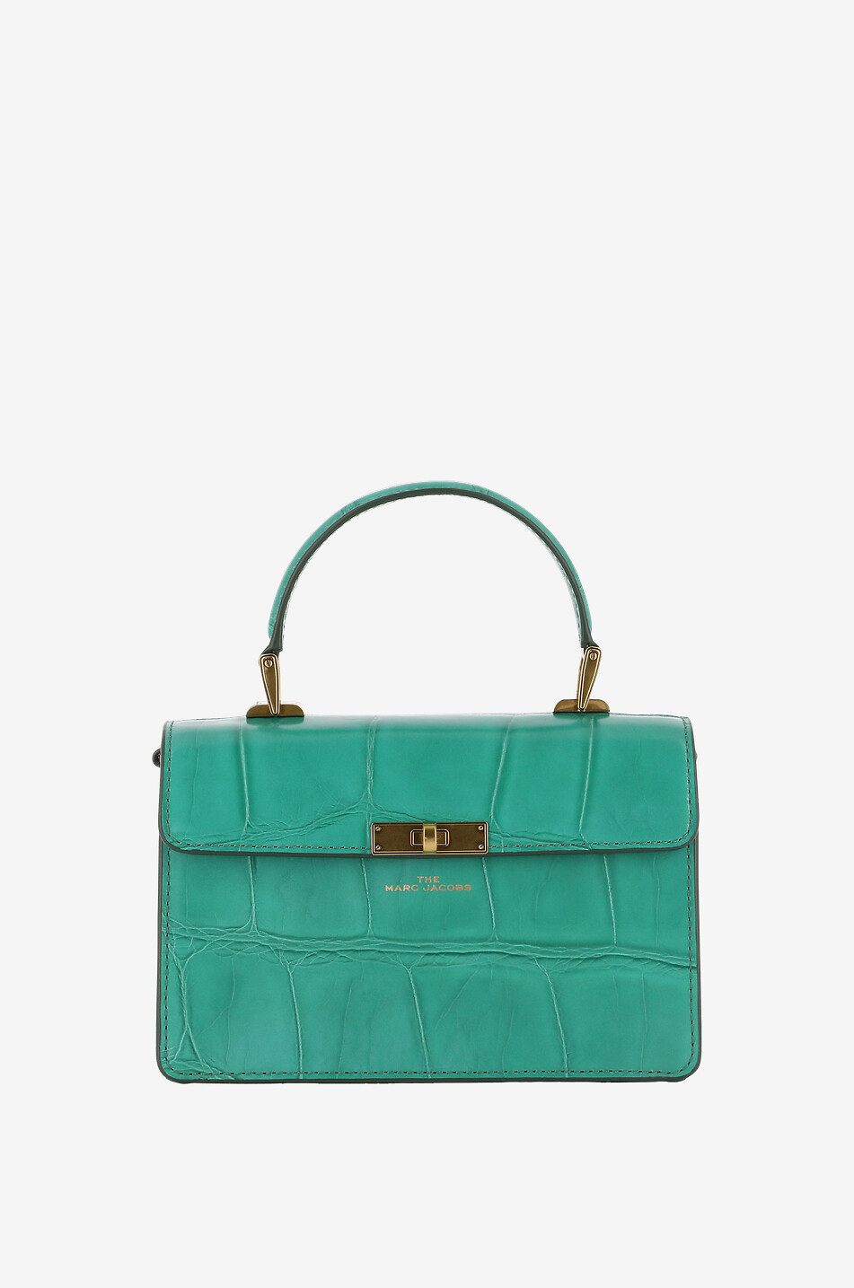 MARC JACOBS The Downtown textured leather handbag Women GREEN 1