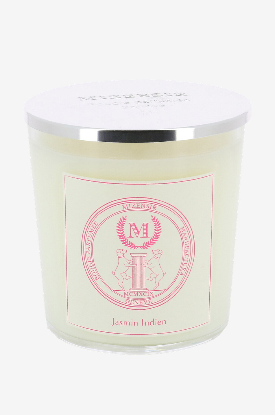 MIZENSIR Duftkerze Jasmin Indien - 230 g Haus WEISS 1