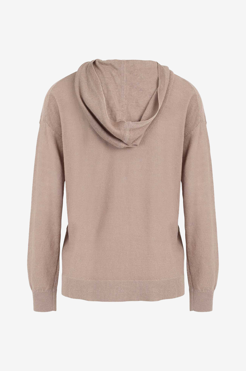 BONGÉNIE Pull à capuche esprit sweat-shirt en lin Femme BEIGE 2