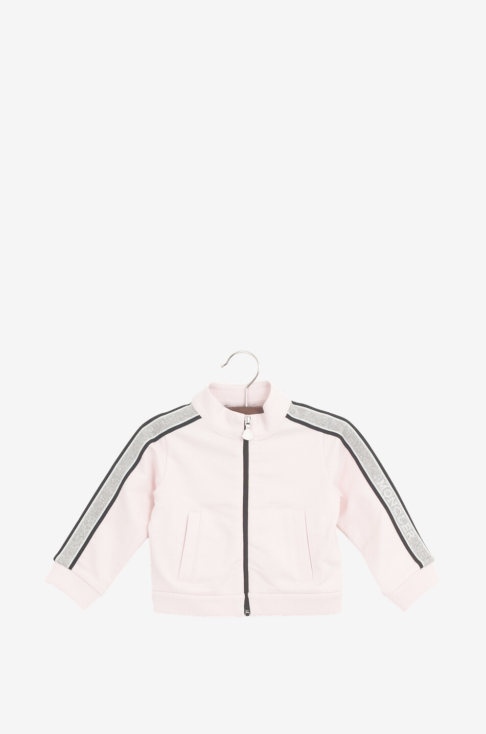 Baby cotton track suit with Lurex knit