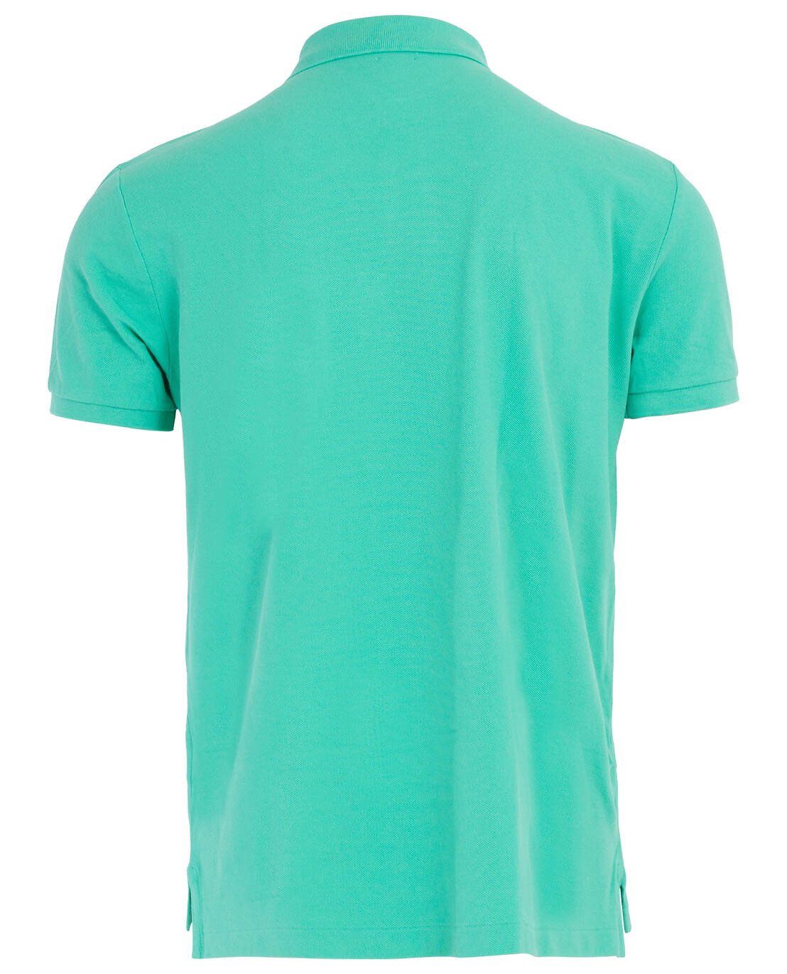 POLO RALPH LAUREN Pony logo cotton piqué short-sleeved polo shirt Men GREEN 2