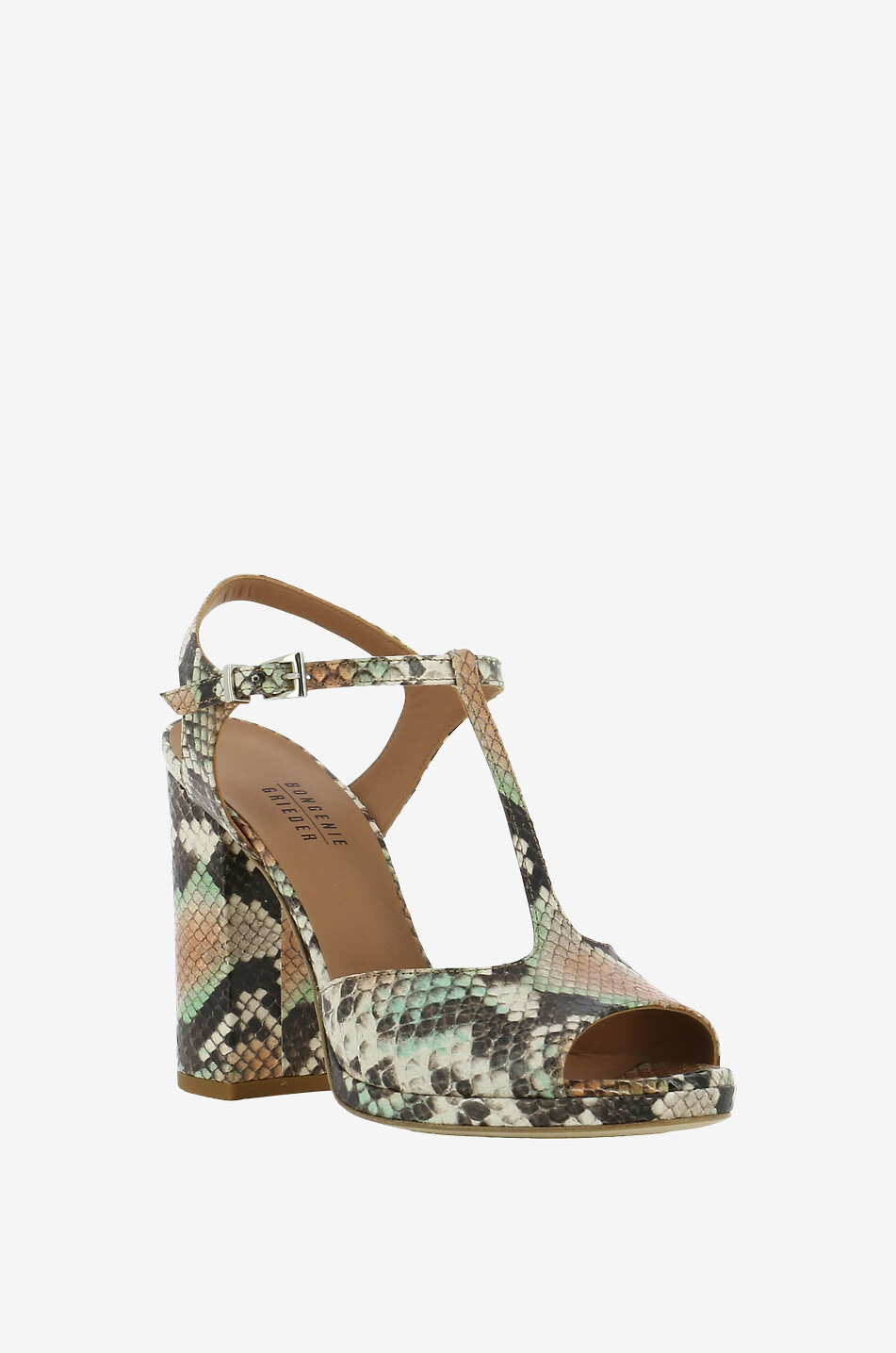 Sandales python femme online