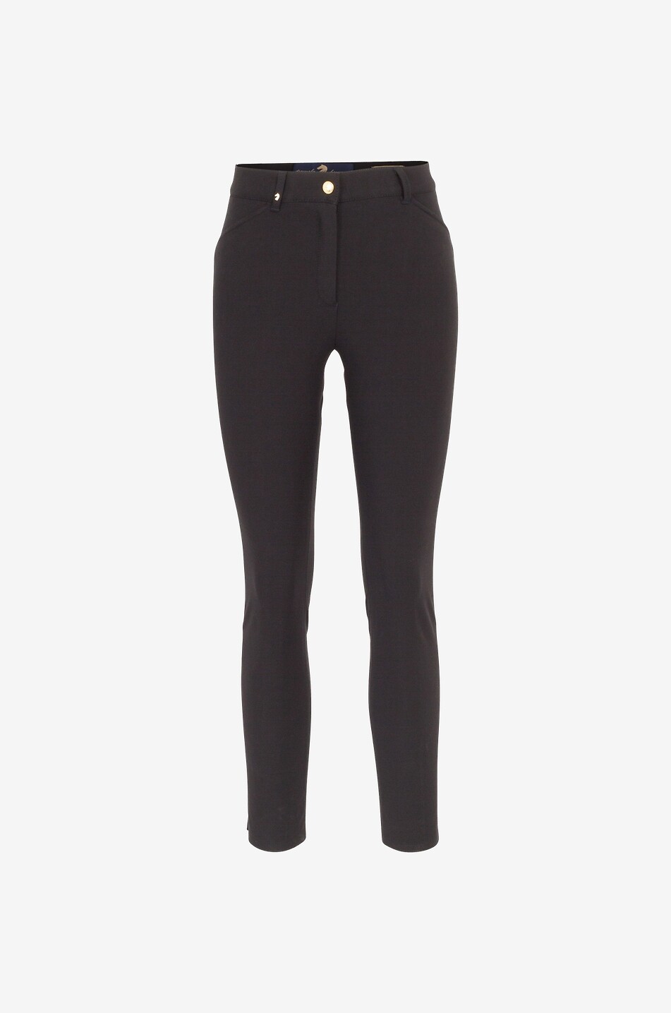 Verkürzte Skinny-Fit-Hose aus italienischem Stoff Ellen