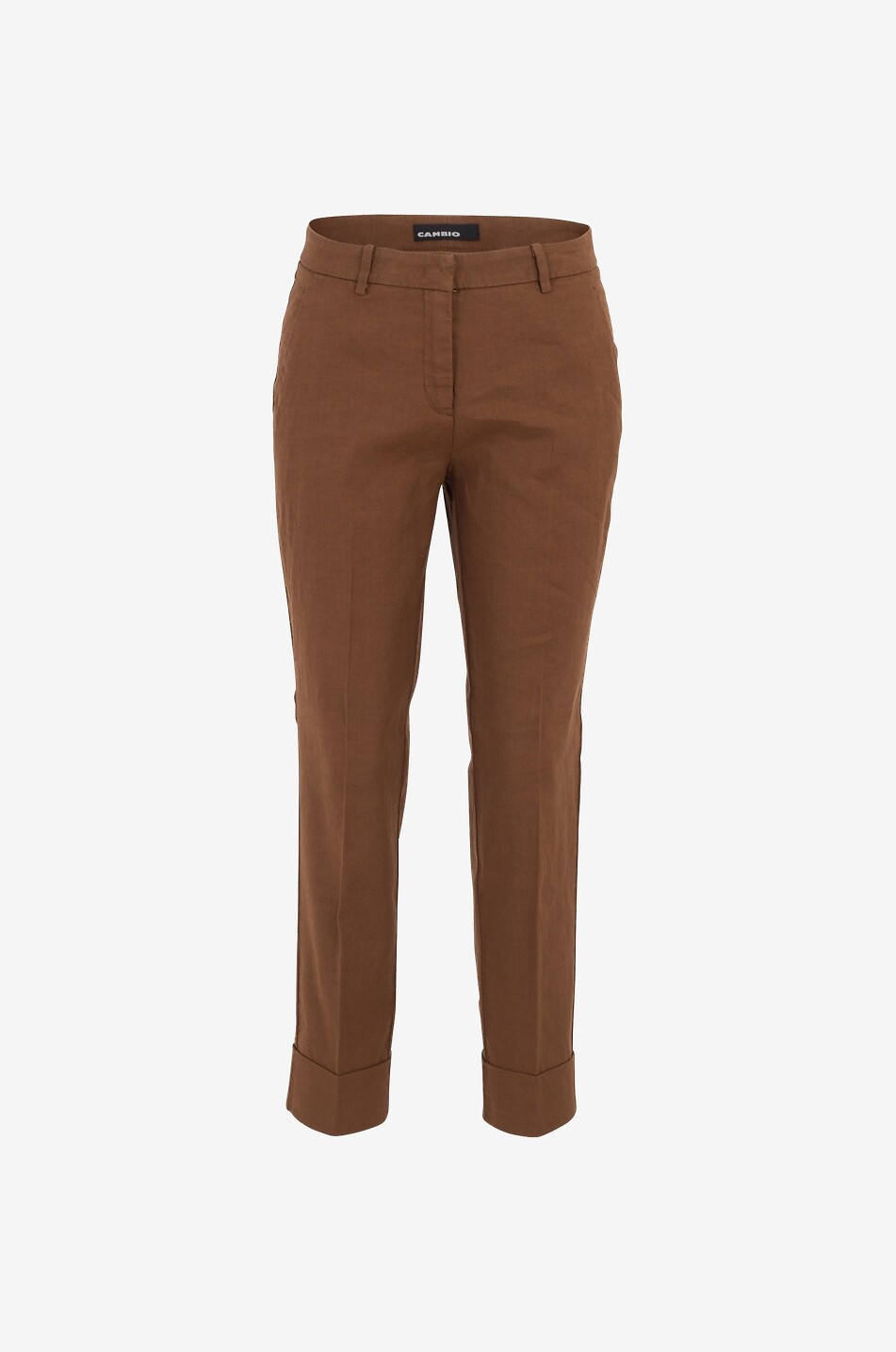 Pantalon en lin et coton mélangés Krystal