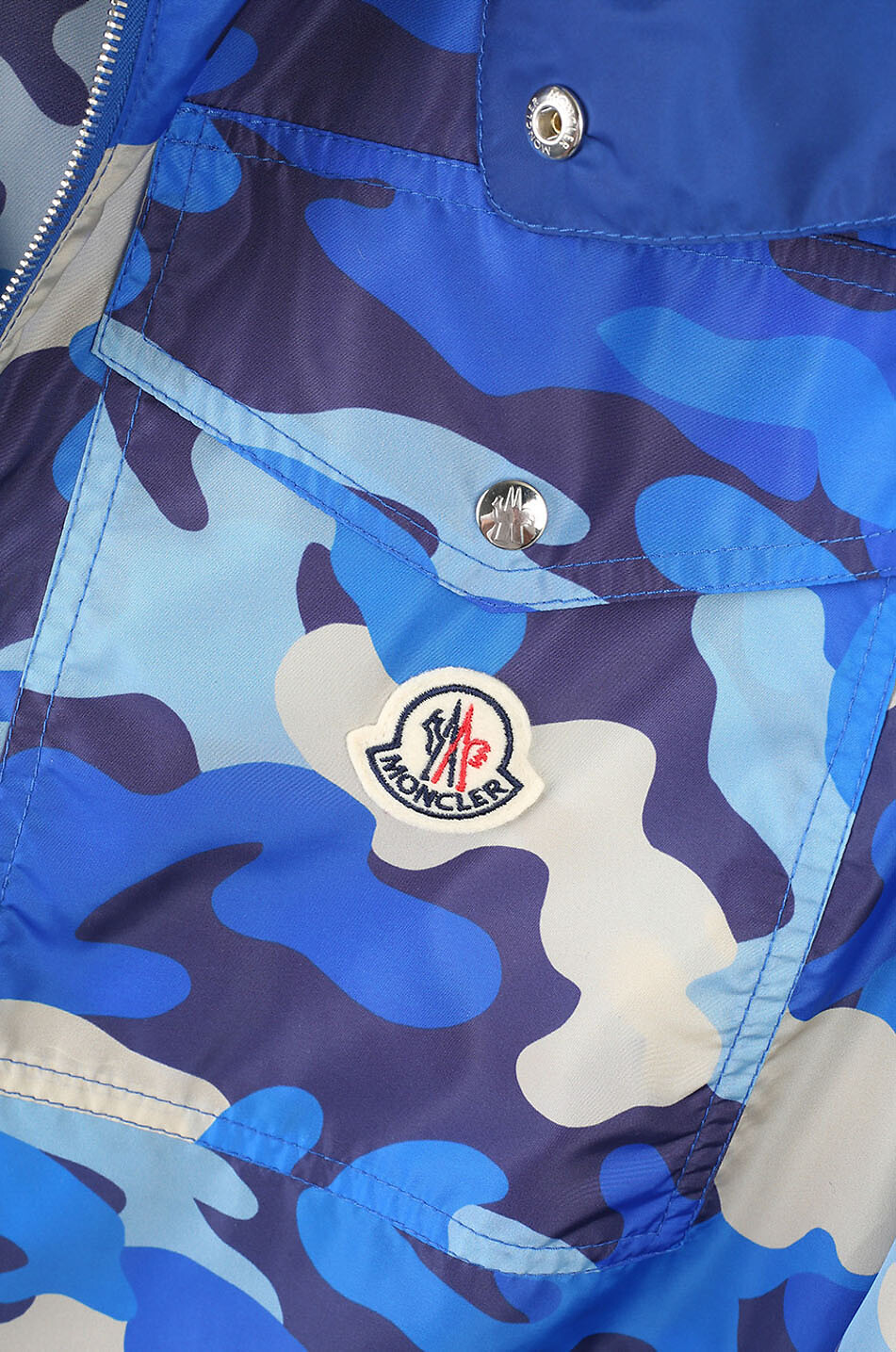 MONCLER Windbreaker-Jacke mit Camouflage-Print und Kapuze Vidourle Herren BUNT 3