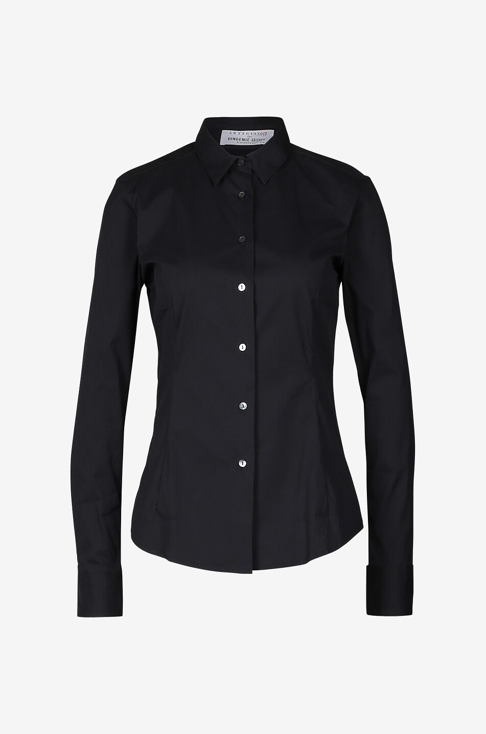 ARTIGIANO Claire cotton-blend shirt Women BLACK 1