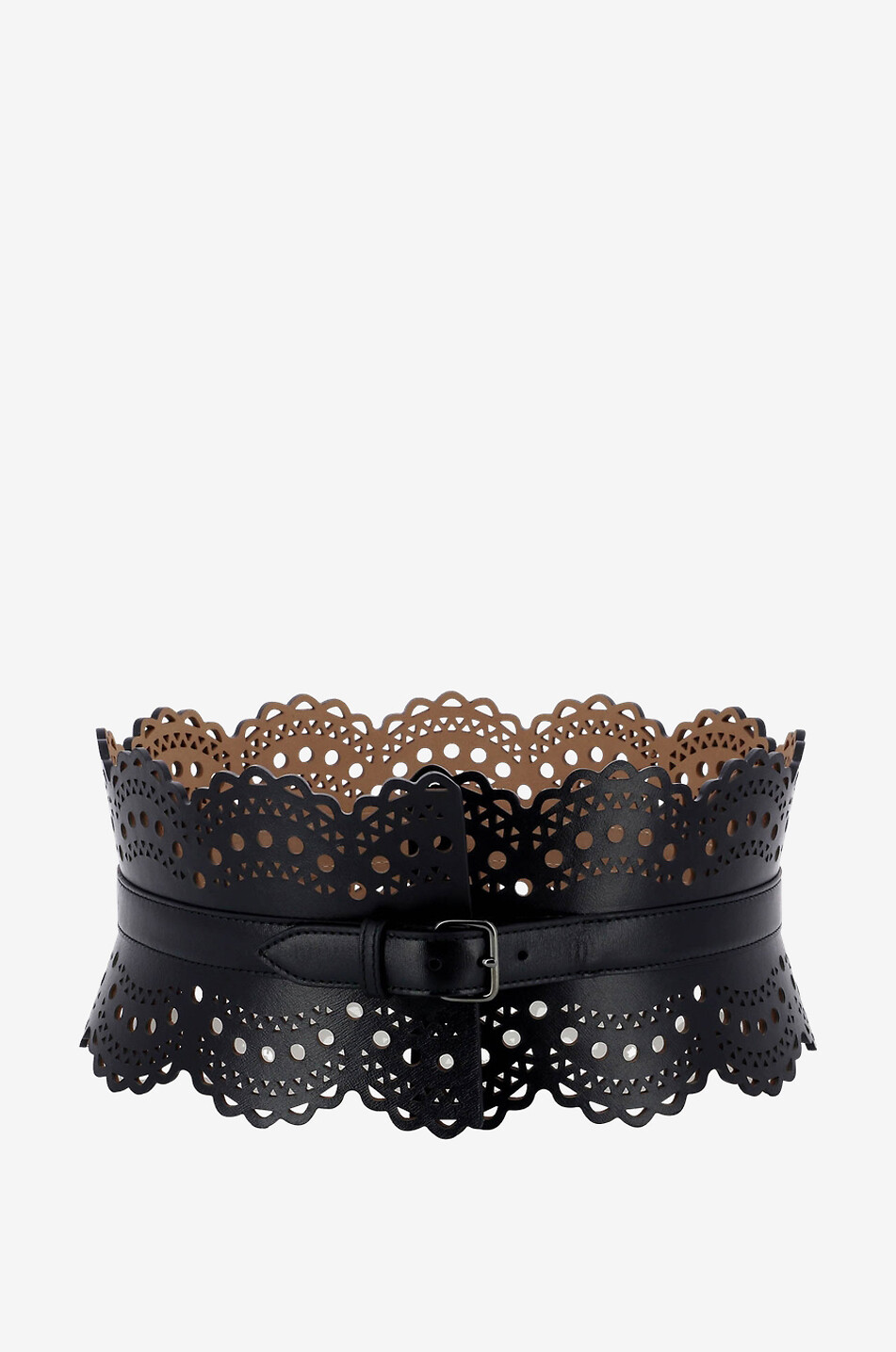 ALAÏA Ceinture large Corset Lux Mini Vienne Vague Femme NOIR 1