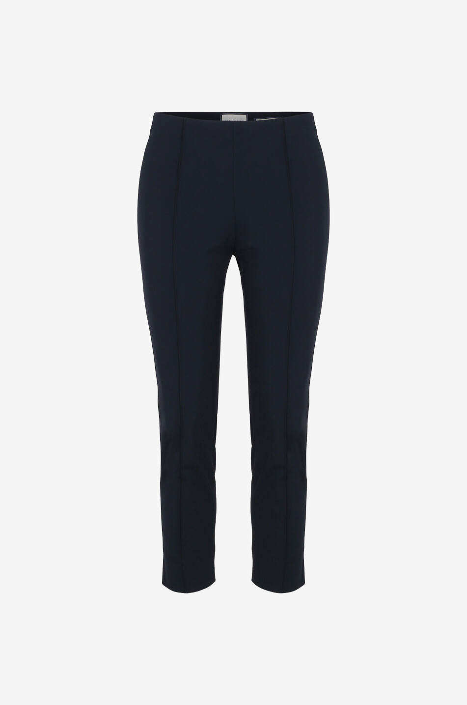 SEDUCTIVE Capri slim fitted stretch trousers Women DARK BLUE 1
