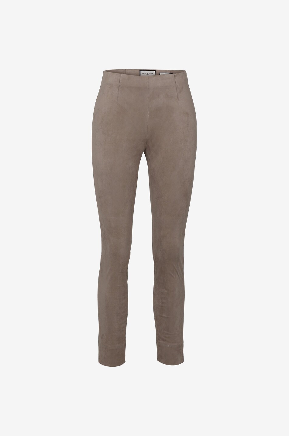 Pantalon skinny en suédine Sabrina