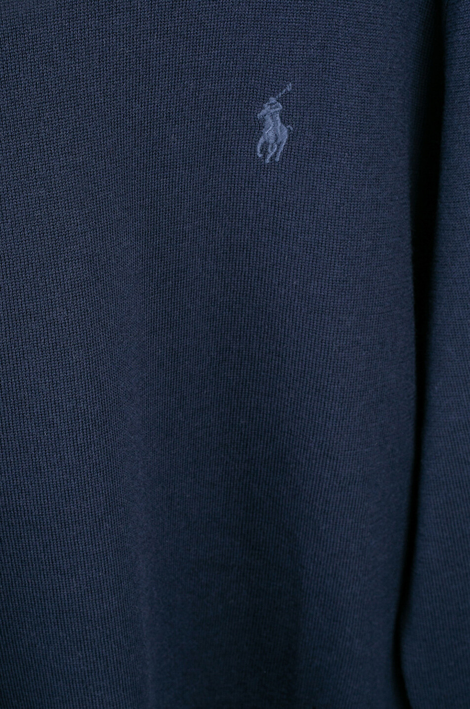 POLO RALPH LAUREN Slim-Fit Rundhalspullover aus Merinowolle mit besticktem Logo Herren DUNKELBLAU 3