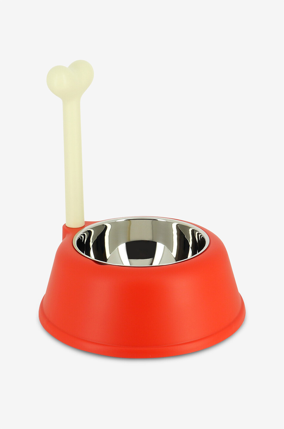 ALESSI Fressnapf für Hunde Lupita Haus ROT 1