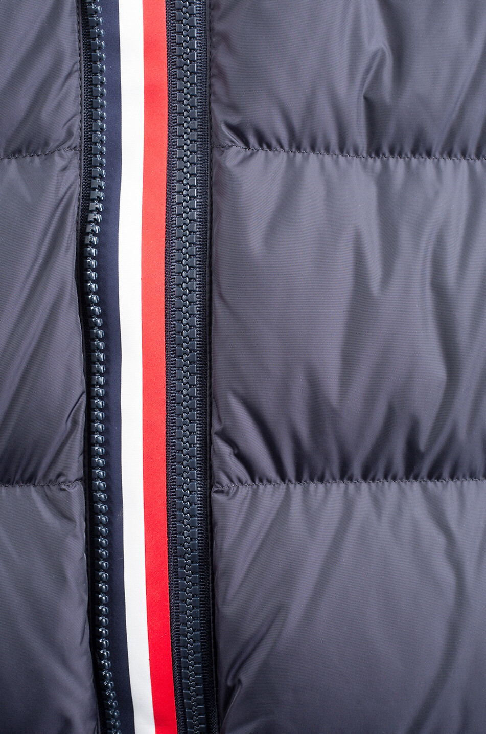 MONCLER Moncenisio long fitted logo print down jacket Men DARK BLUE 3