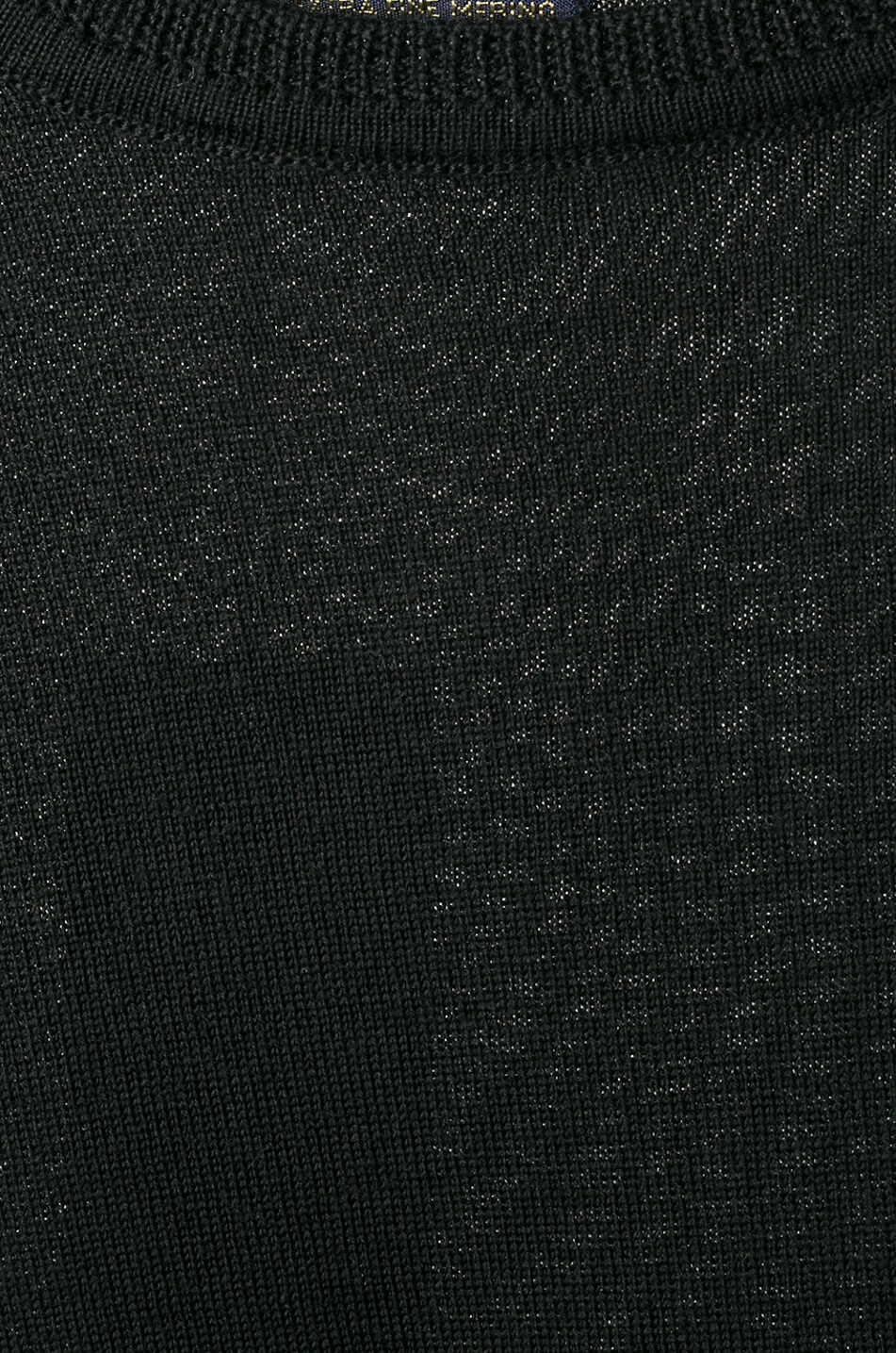 DANIELE FIESOLI Rundhalspullover aus extrafeiner Merinowolle Herren SCHWARZ 3