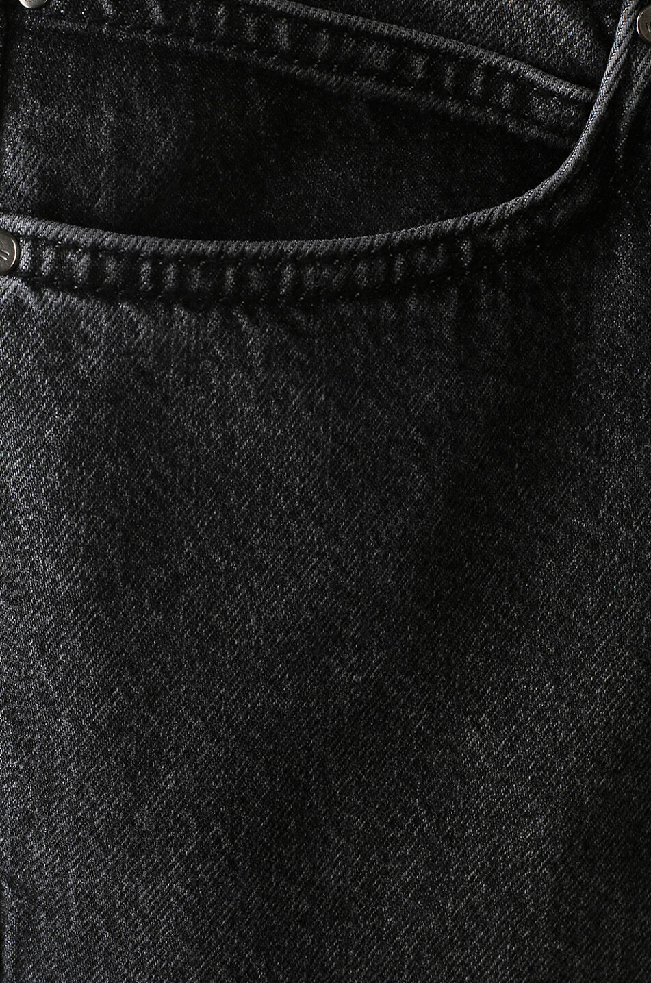 10.11 STUDIOS Ausgestellte Jeans mit niedriger Taille Valentina Tropper Damen DUNKELGRAU 3