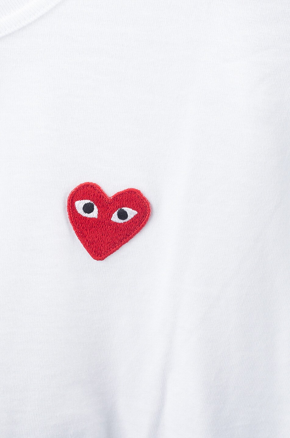 T shirt en coton patch Coeur COMME DES GARCONS PLAY Bongenie