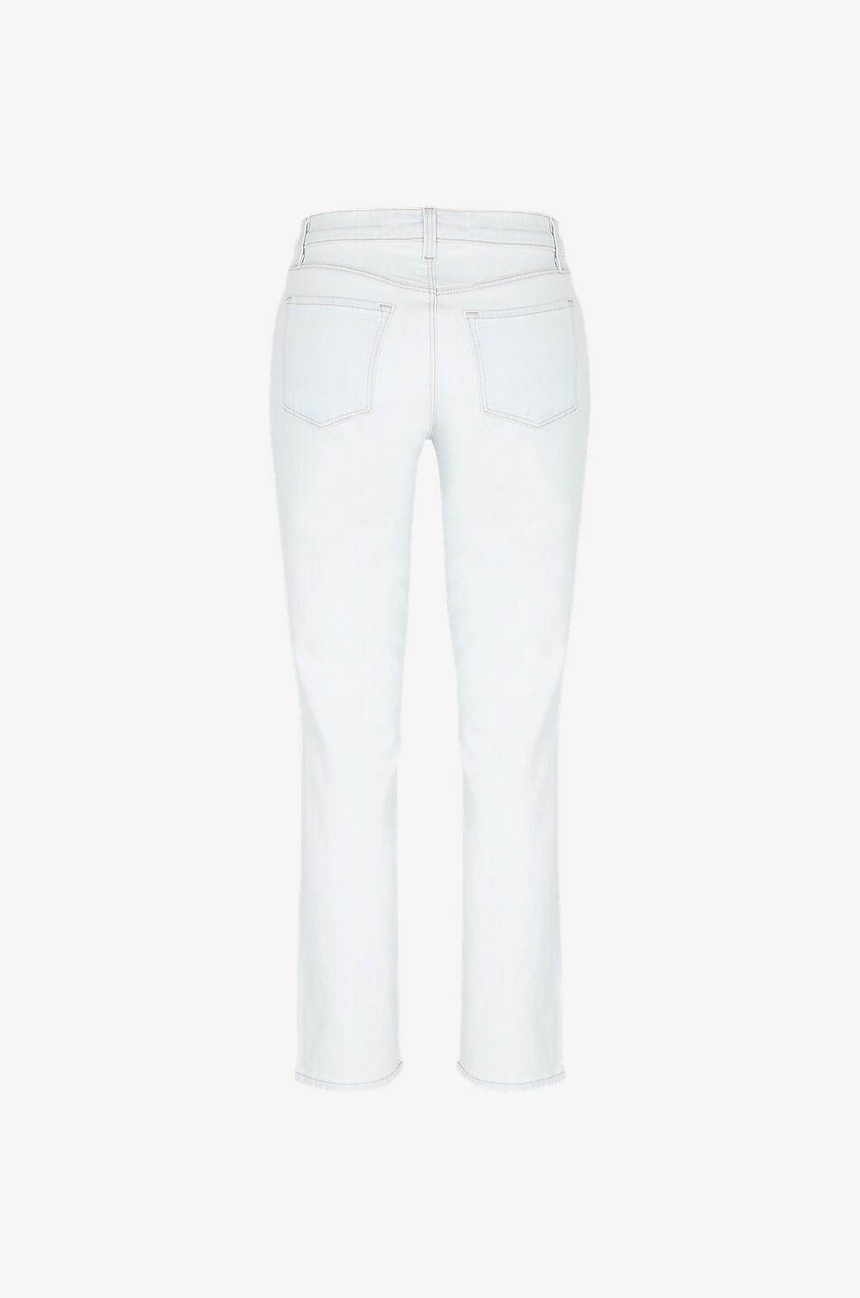 J BRAND Jean droit en coton et lin Adele Visionary Femme BLEU CLAIR 2