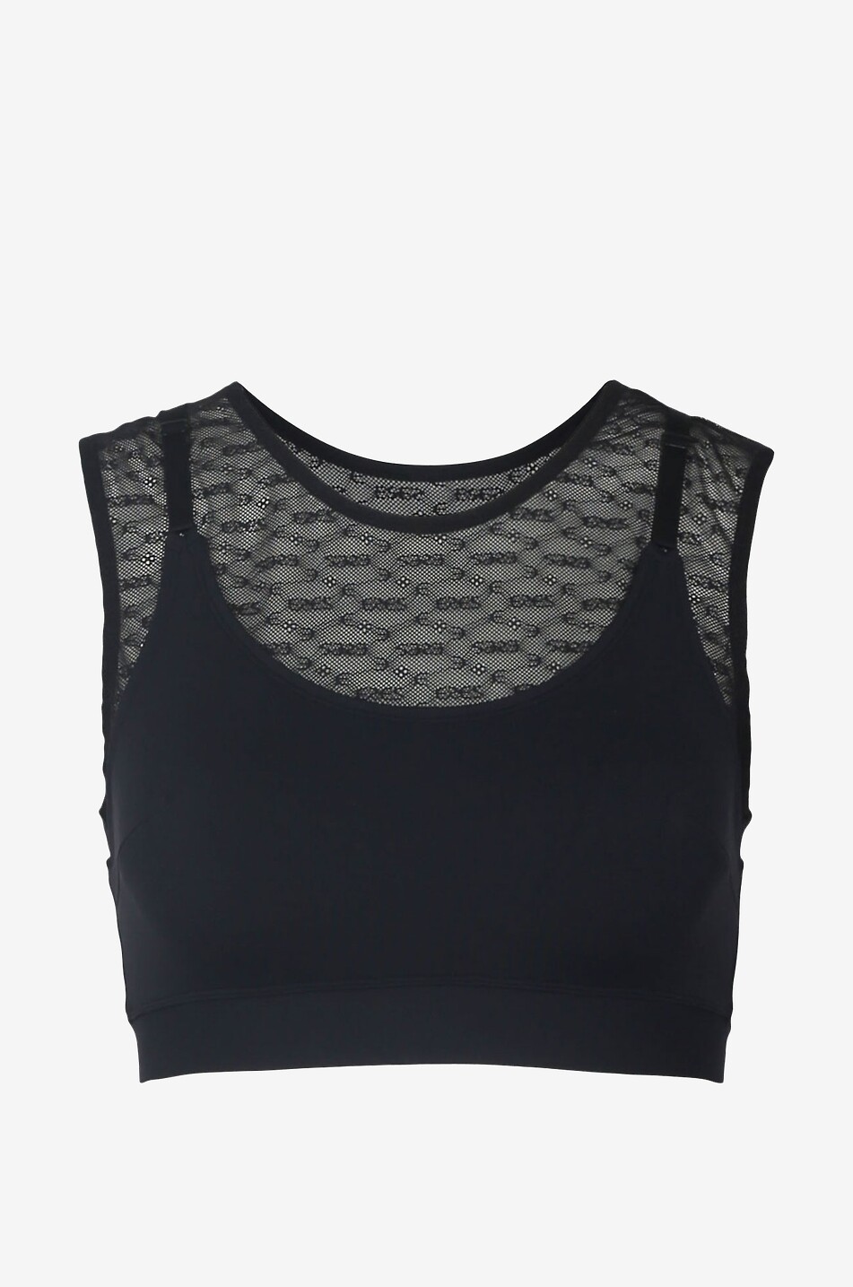 Brassière en jersey et tulle Prana Sport