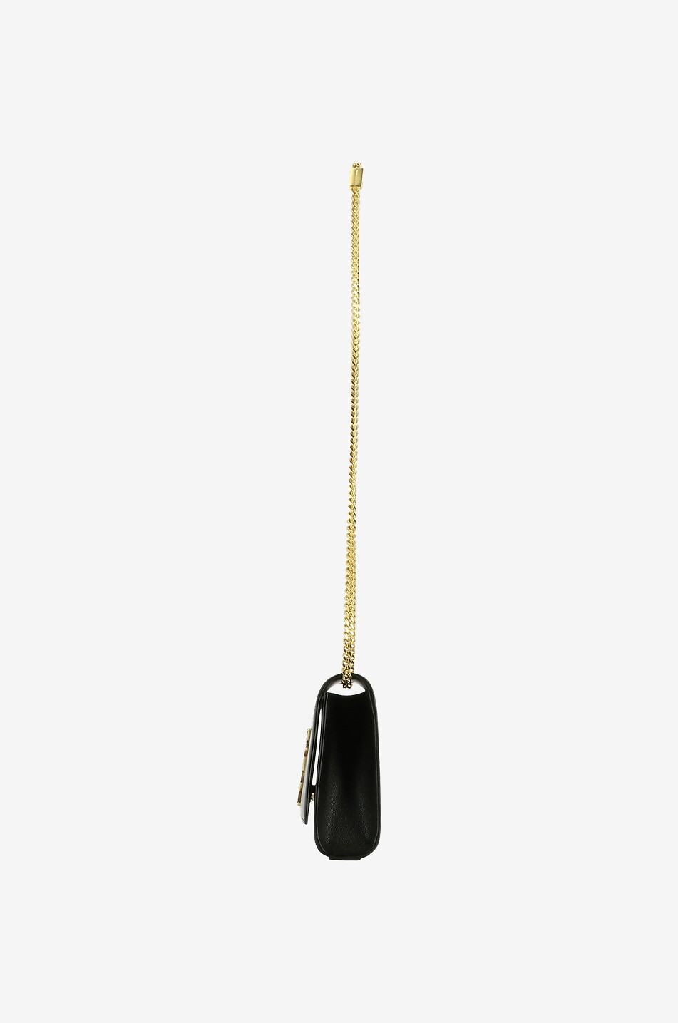 SAINT LAURENT PARIS Sac porté épaule en cuir grain de poudre Kate Medium Femme NOIR 3