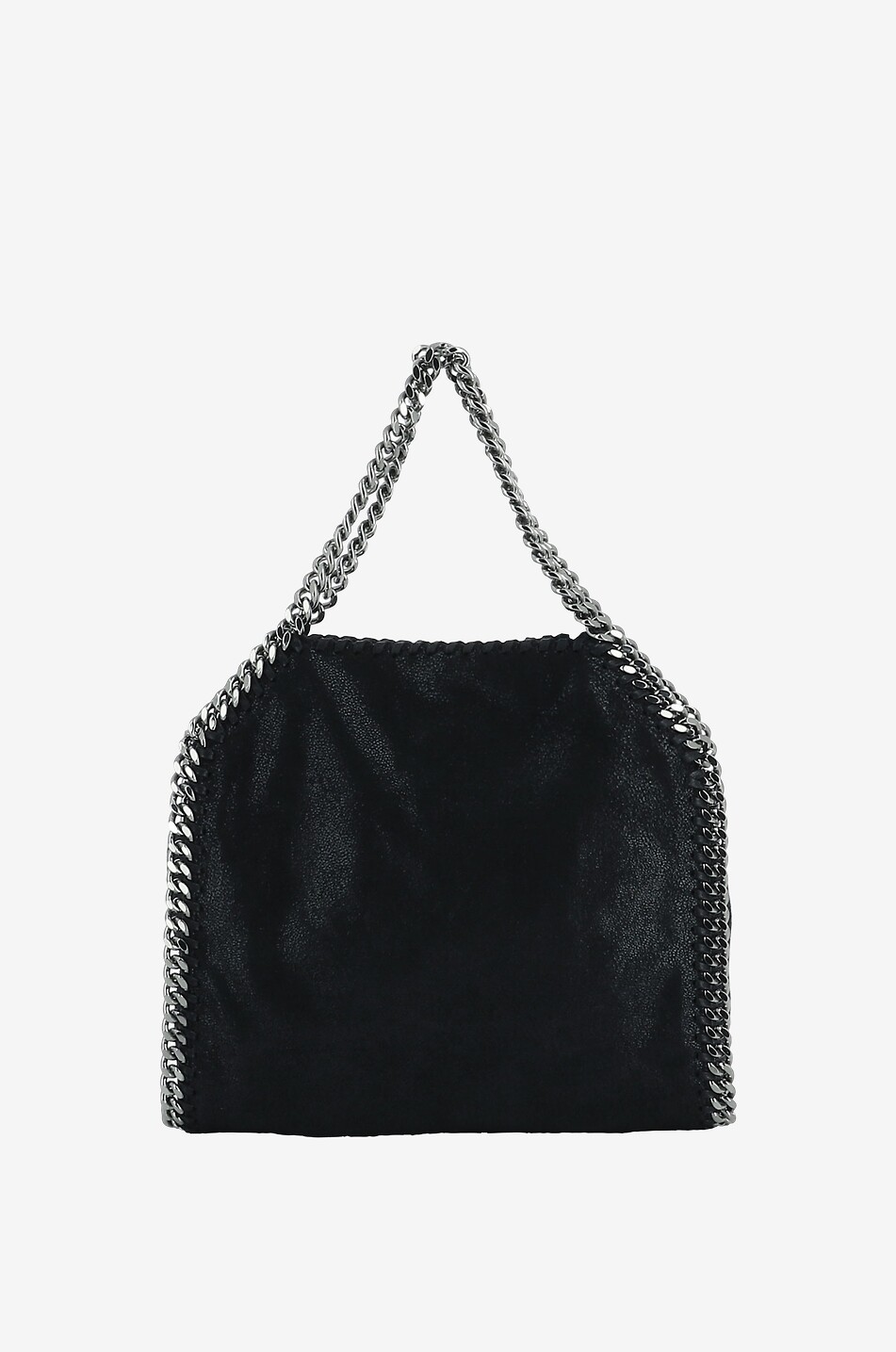 STELLA McCARTNEY Falabella Shaggy Deer Mini Tote in faux suede Women BLACK 3