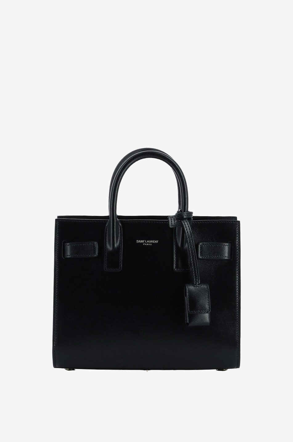 Classic Sac De Jour Nano stiff leather handbag