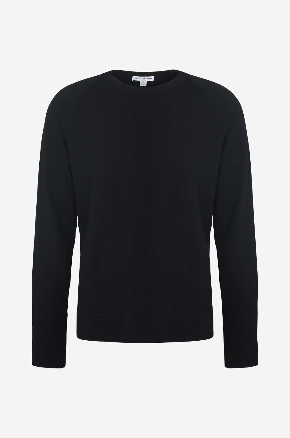 Slub jersey round neck sweatshirt