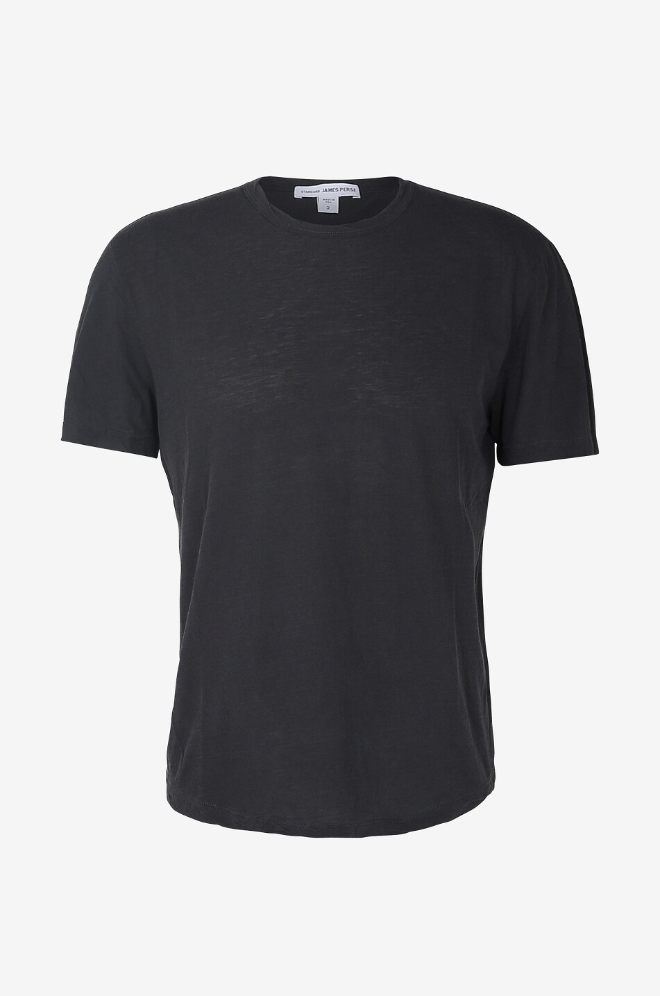 JAMES PERSE Cotton crew neck T-shirt Men DARK GREY 1