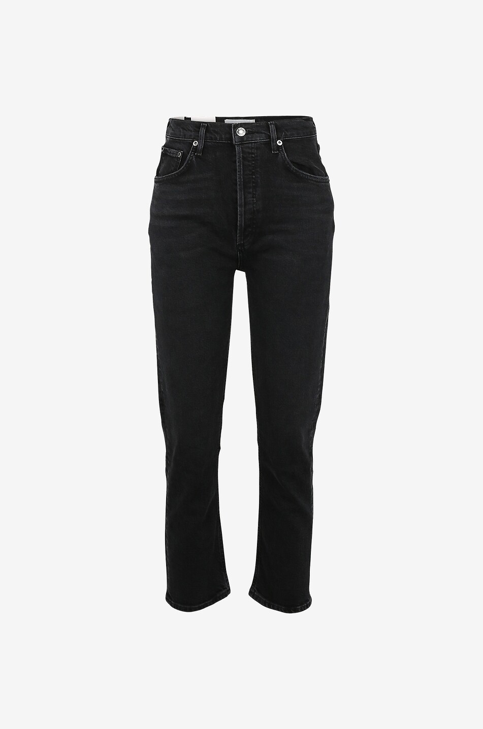 Jean droit taille haute raccourci Riley Panoramic