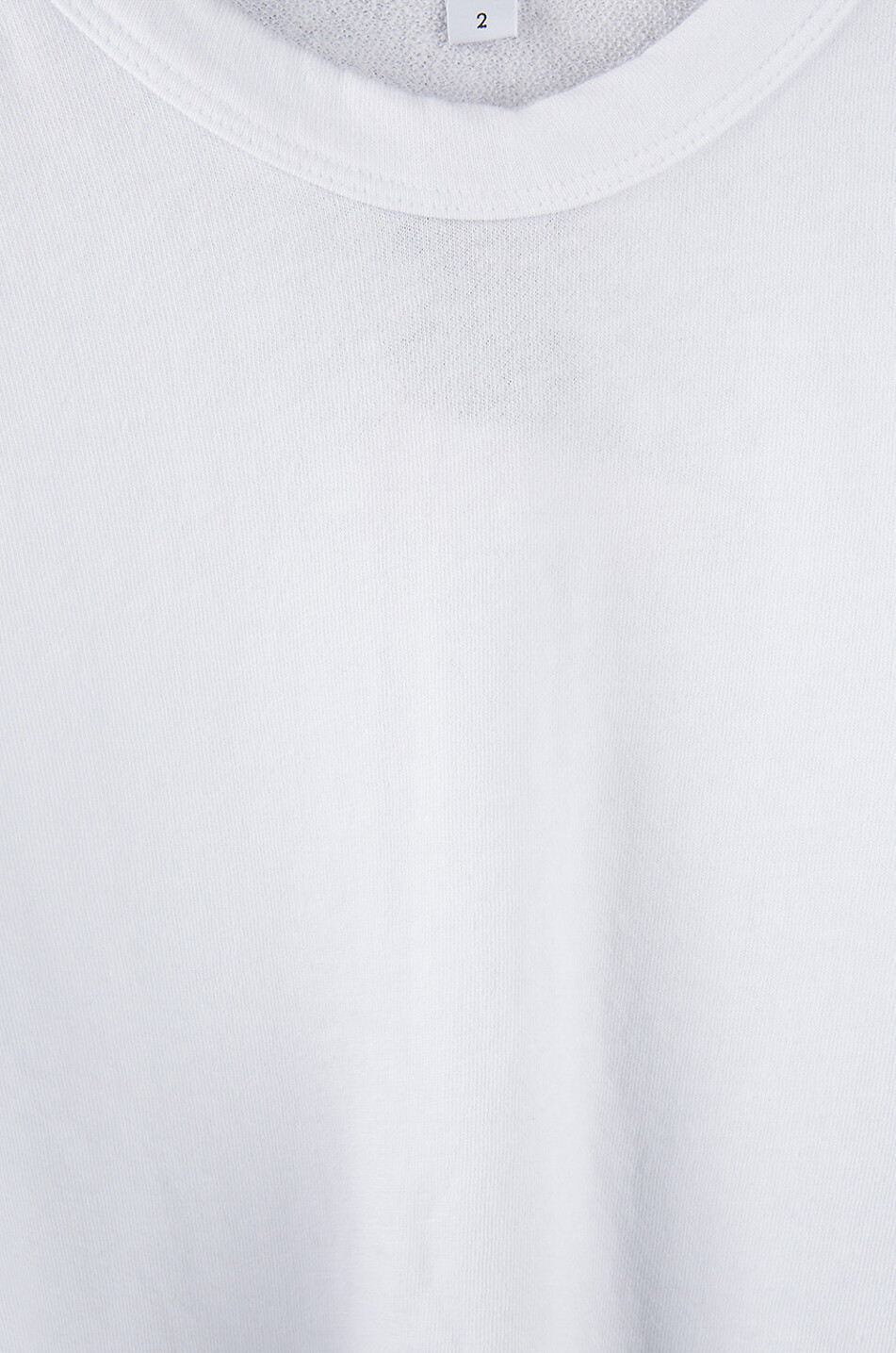 Rundhals-Sweatshirt aus geflammtem Jersey