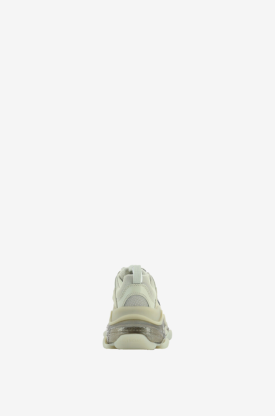 BALENCIAGA Sneakers aus Leder und Mesh Triple S Damen BEIGE 4