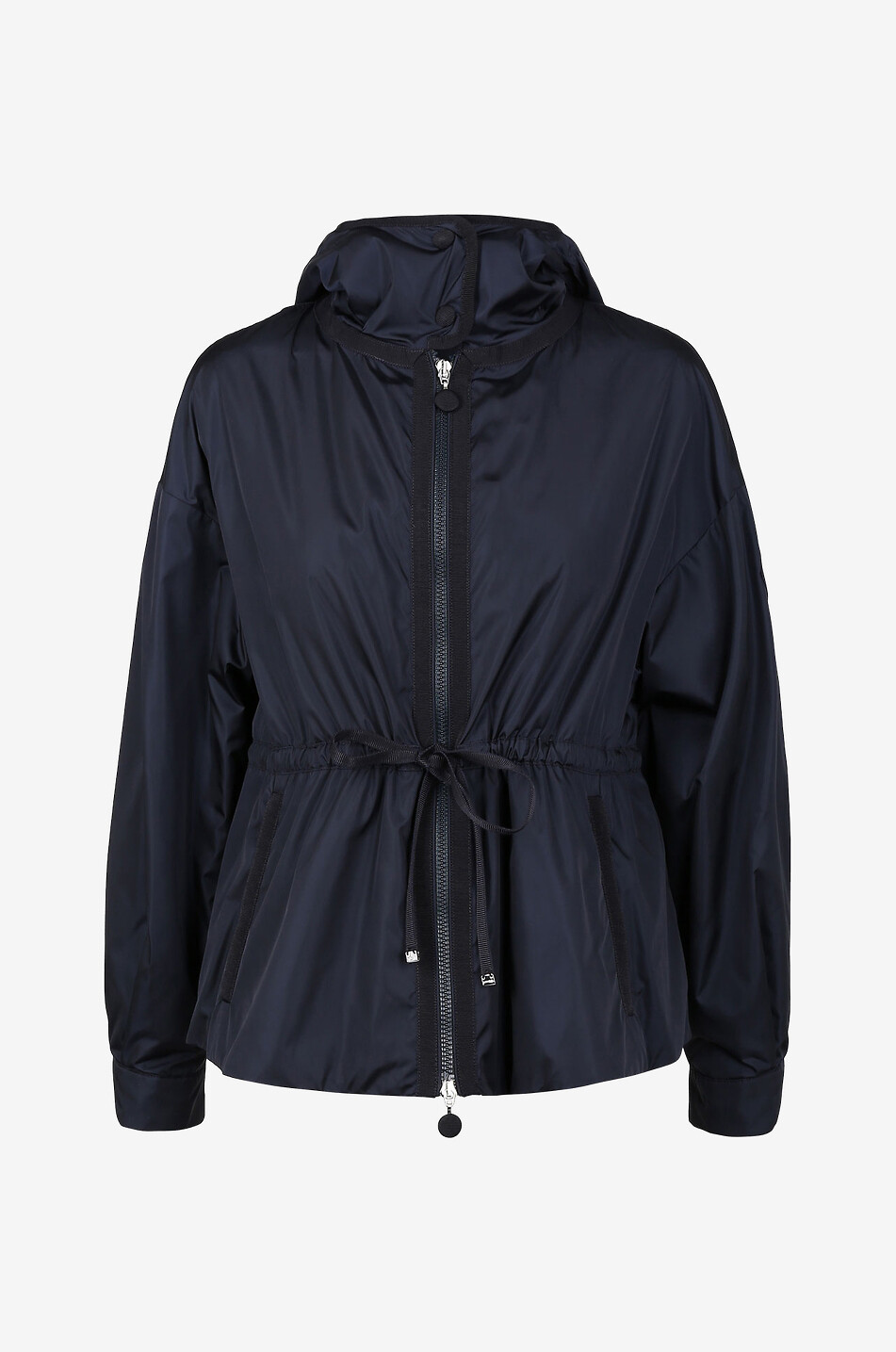 Meretz lightweight boxy parka with grosgrain detail