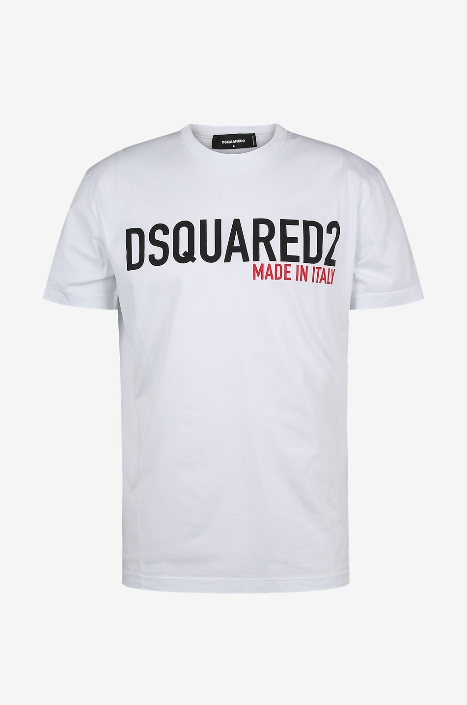 DSQUARED2 T-Shirt mit Logo- und MADE IN ITALY-Print Cool Fit Herren WEISS 1