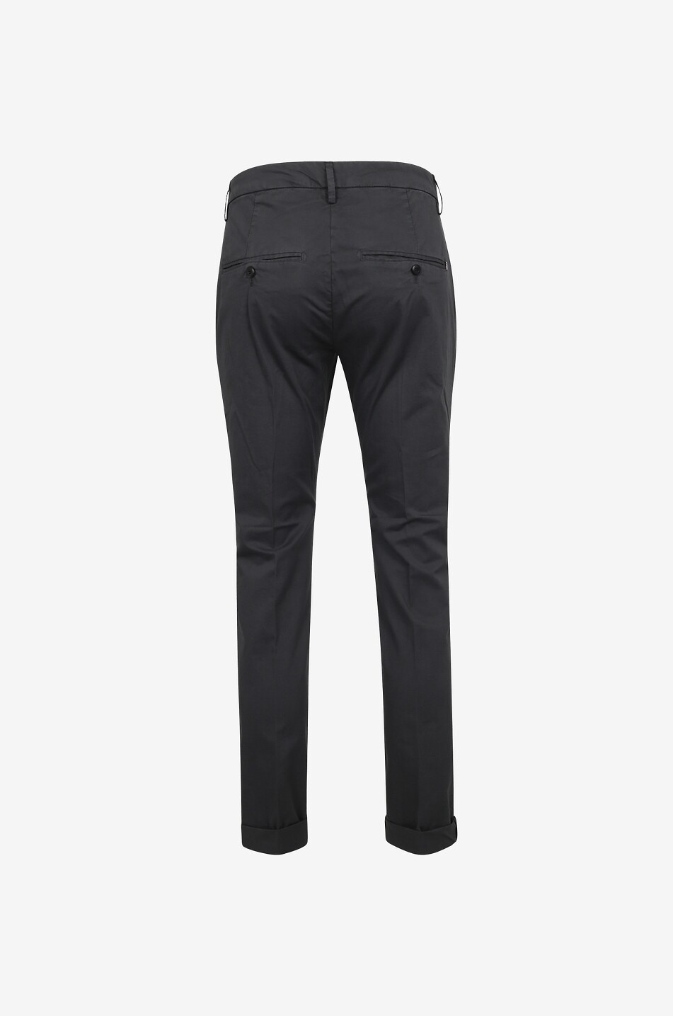 DONDUP Gaubert gabardine slim fit chino trousers Men DARK GREY 2