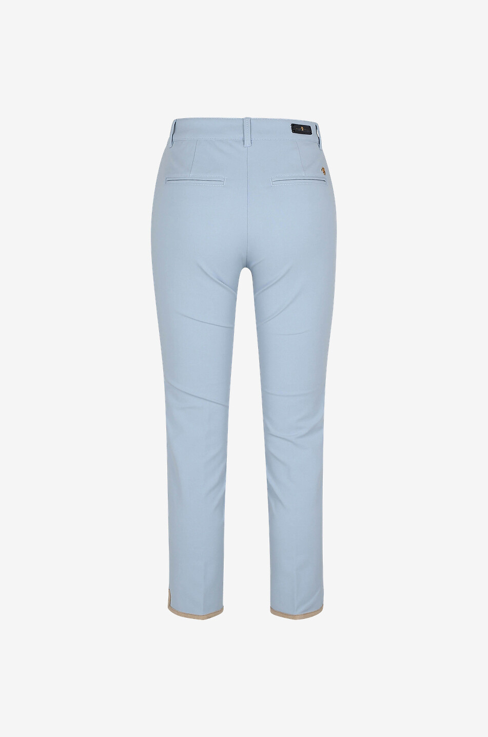 Pantalon slim raccourci orné de passepoils Spezia