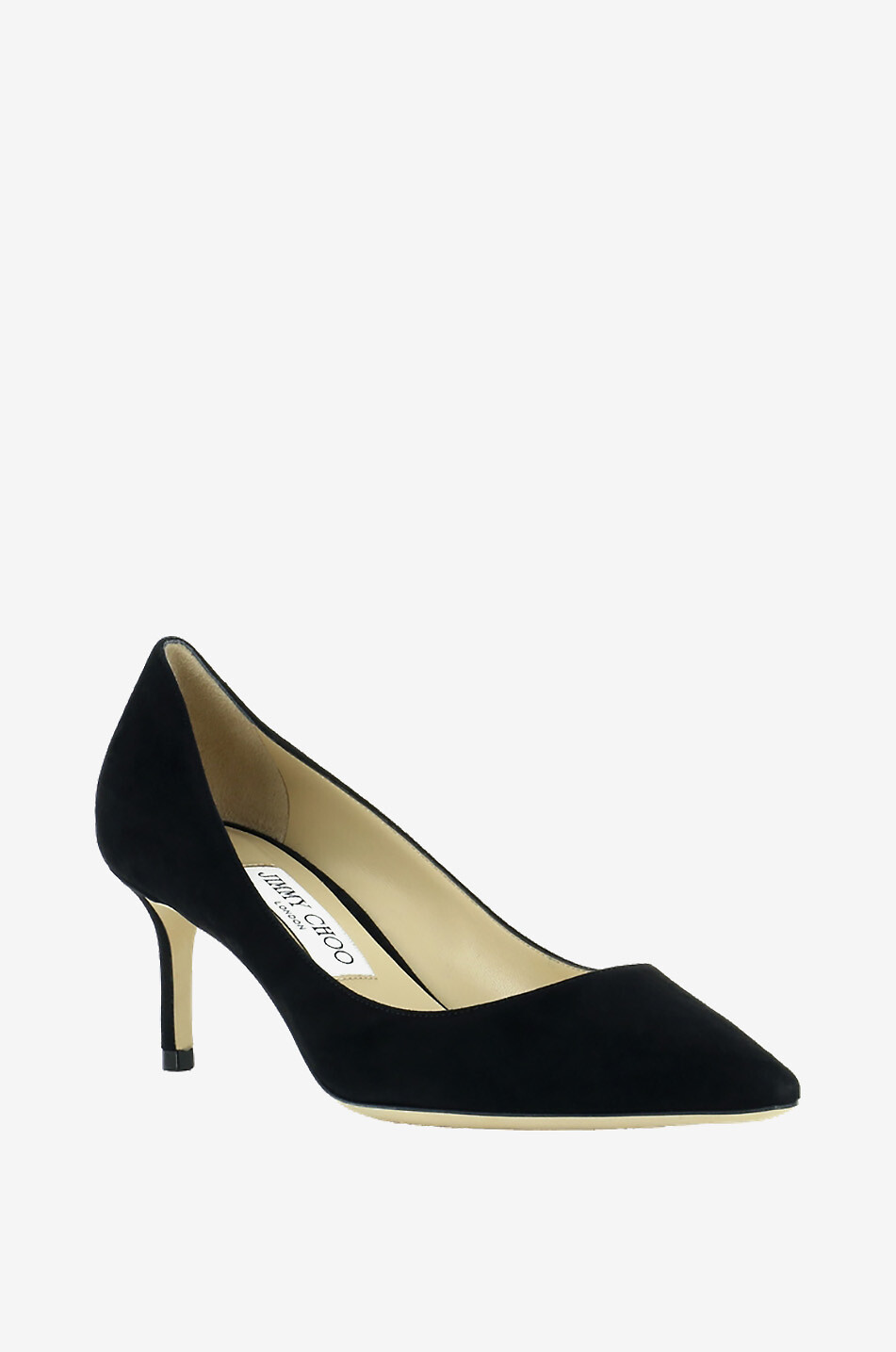 JIMMY CHOO Wildleder-Pumps mit spitzer Zehenpartie Romy 60 Damen SCHWARZ 1