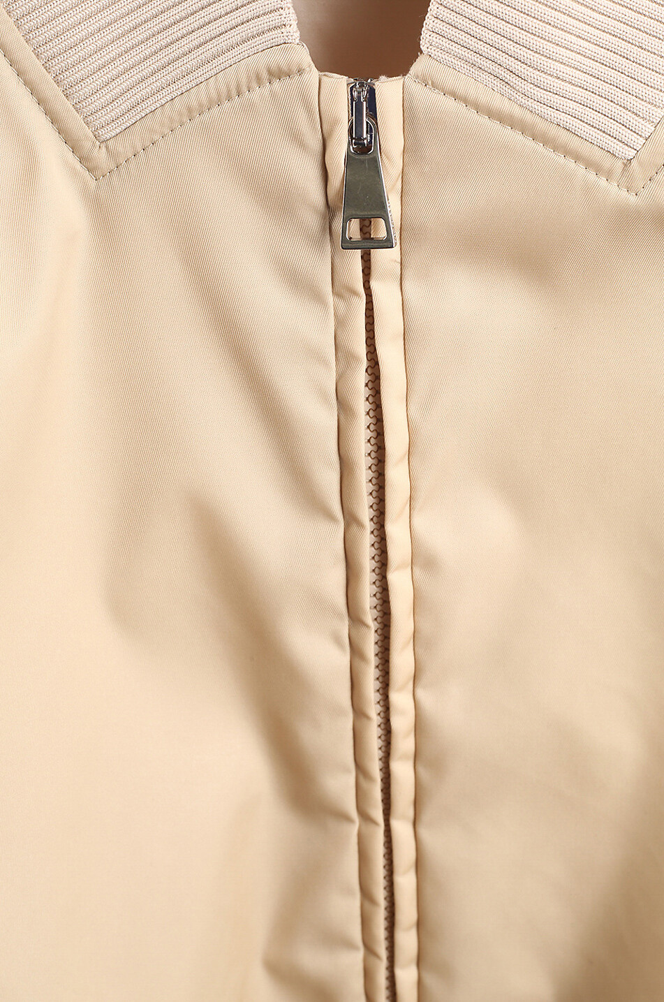 MONCLER Baldah A-line twill bomber jacket with matelassé detail Women BEIGE 3