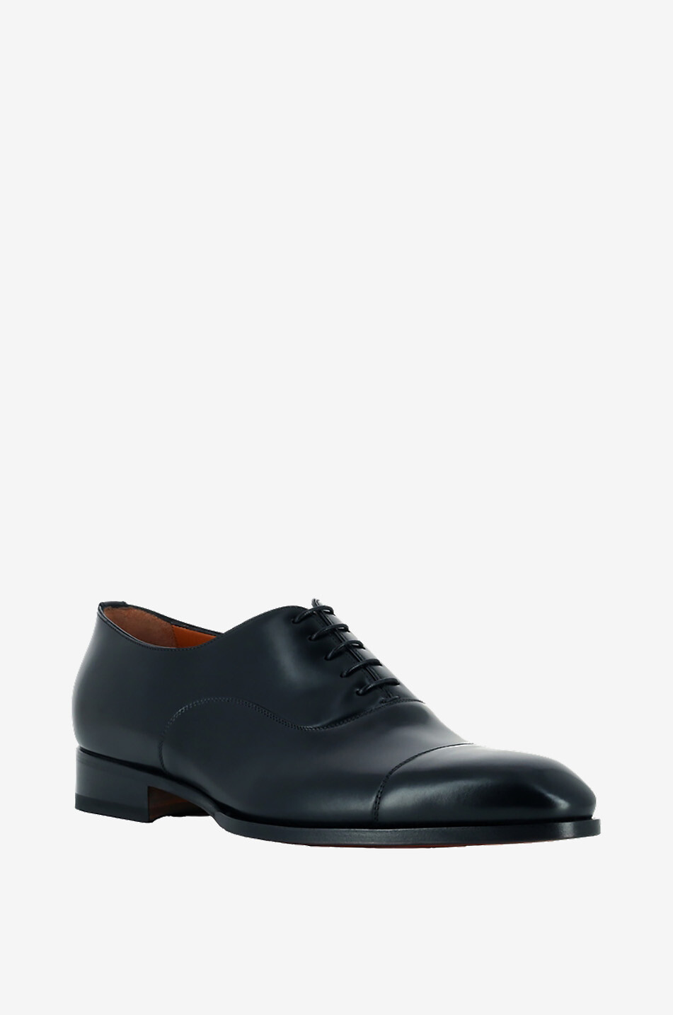 SANTONI Schnürschuhe aus Leder in Vintage-Optik Herren SCHWARZ 1