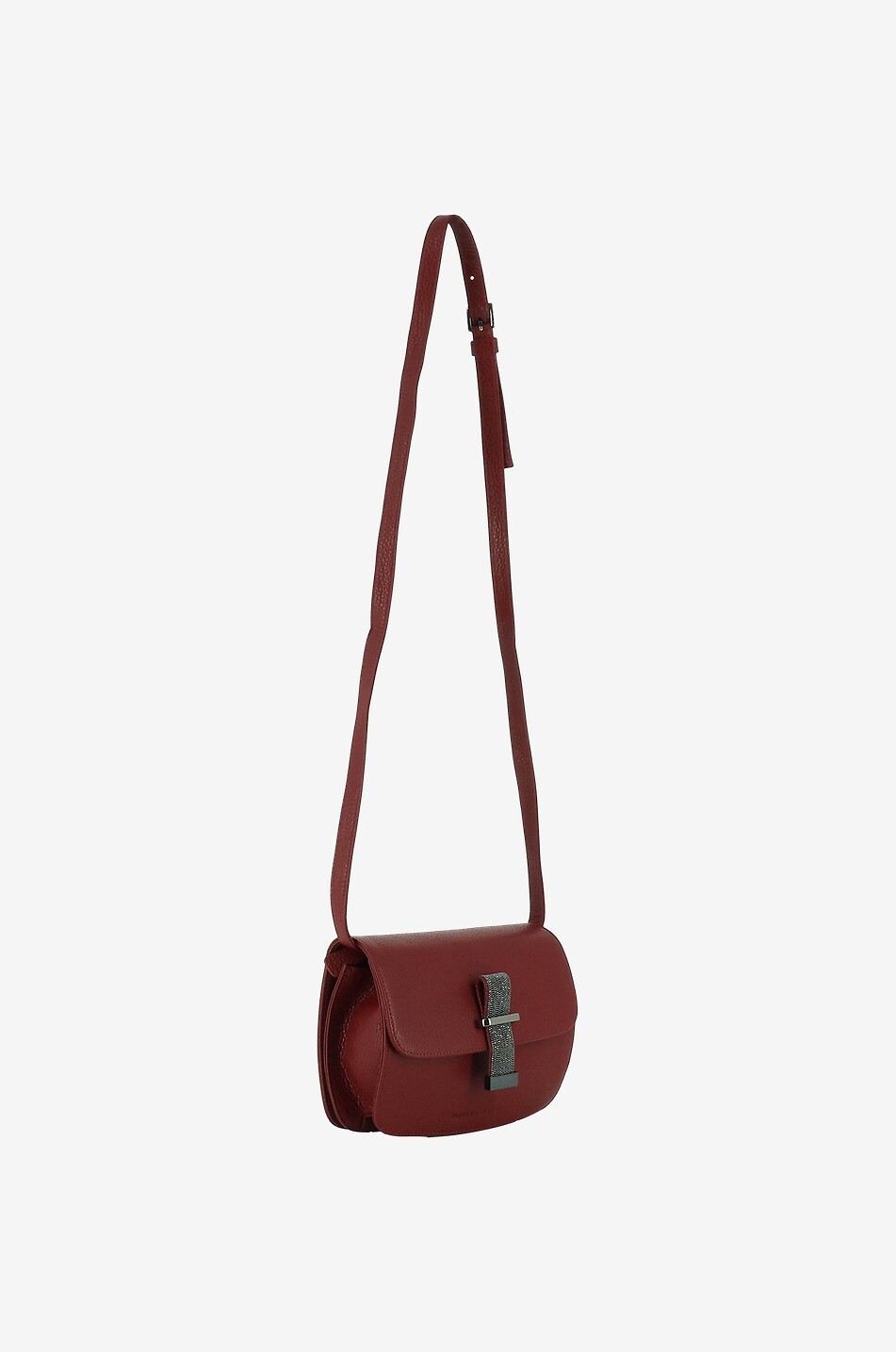 FABIANA FILIPPI Kleine Umhängetasche aus genarbtem Leder Melania Damen ROT 2