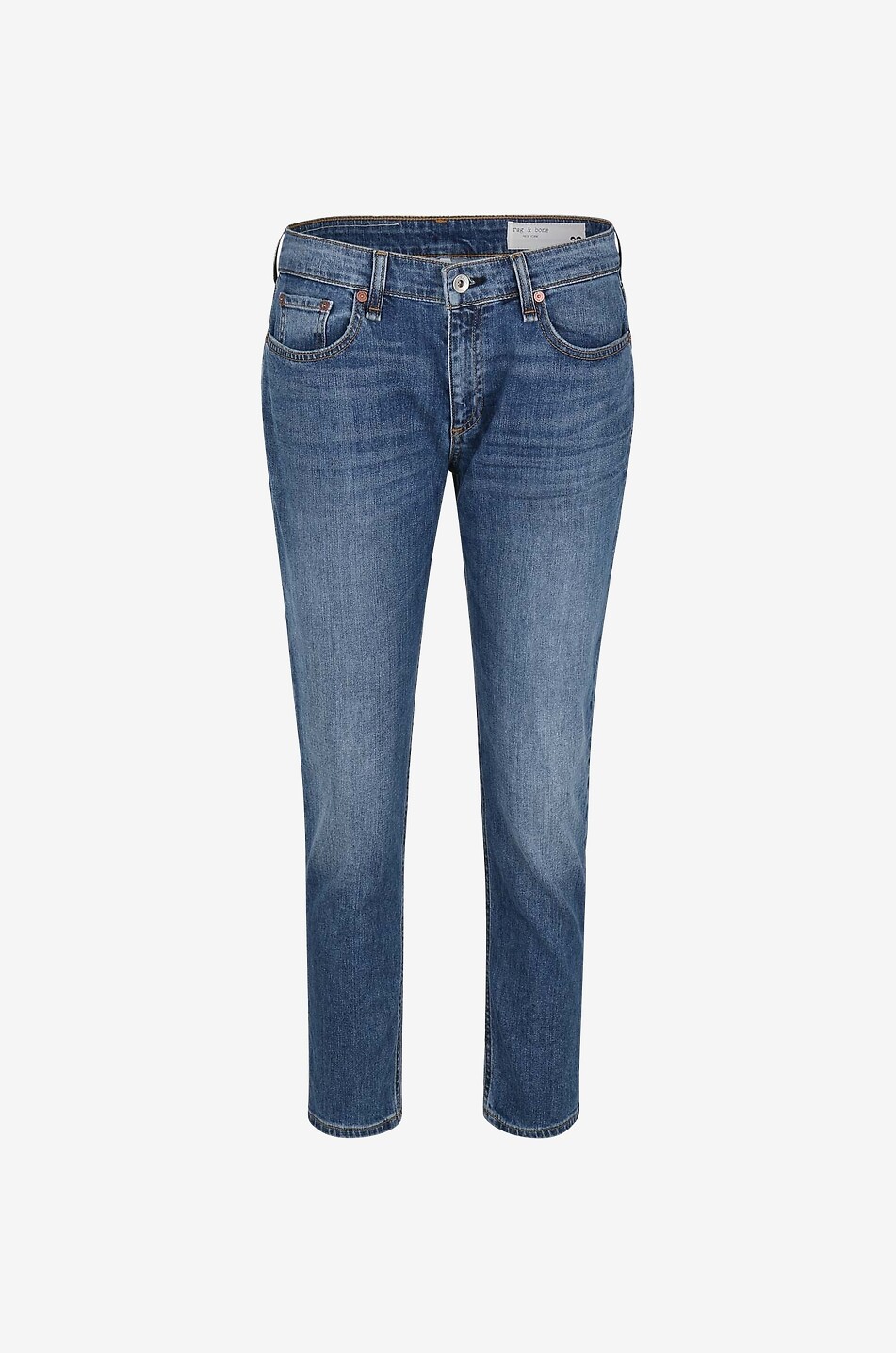 Boyfriend-Jeans mit niedriger Taille Julienne