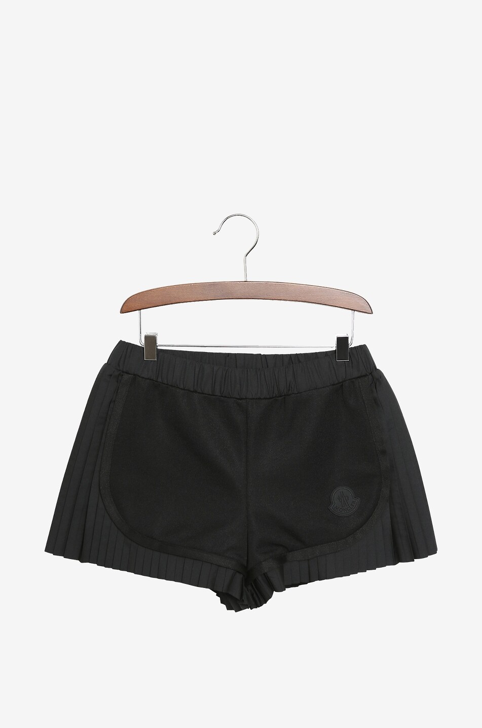 Short fille en jersey à détails plissés