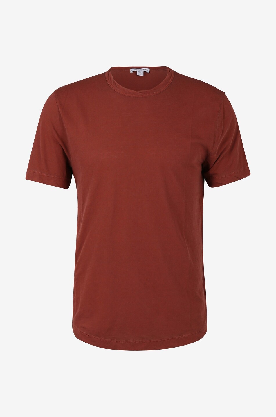 JAMES PERSE Cotton crew neck T-shirt Men ORANGE 1