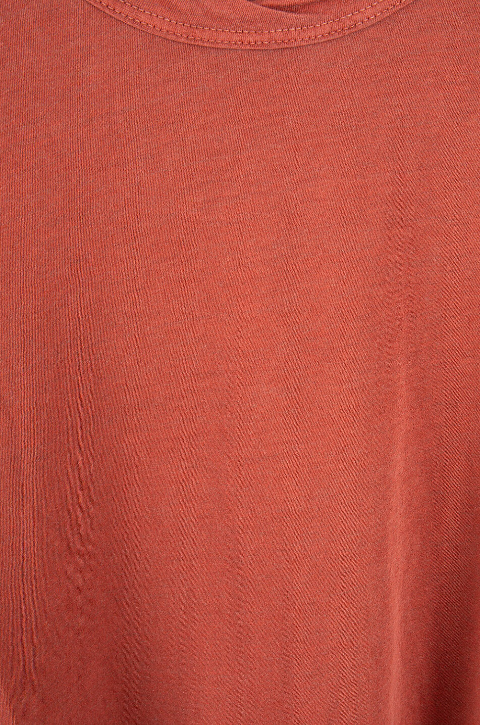 JAMES PERSE Cotton crew neck T-shirt Men ORANGE 3