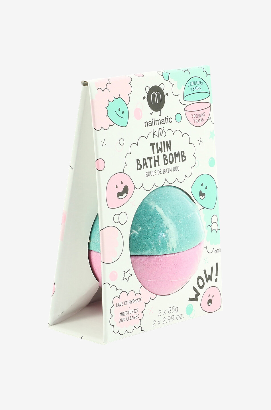 NAILMATIC Boule de bain duo enfant Twin Bath Bomb Femme MULTICOLORE7 2