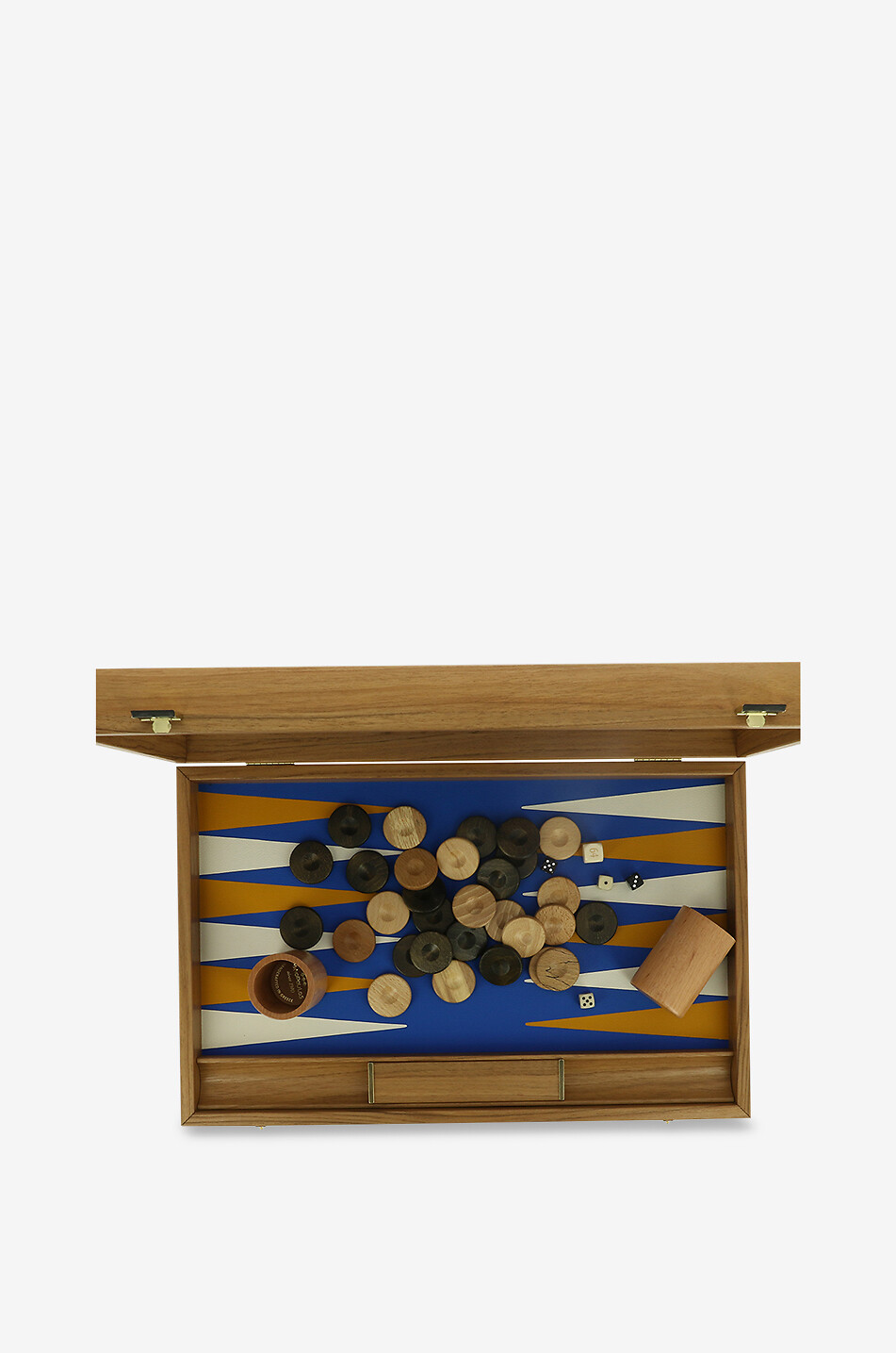 MANOPOULOS Jeu de Backgammon en bois de chêne et noyer Maison MULTICOLORE 2