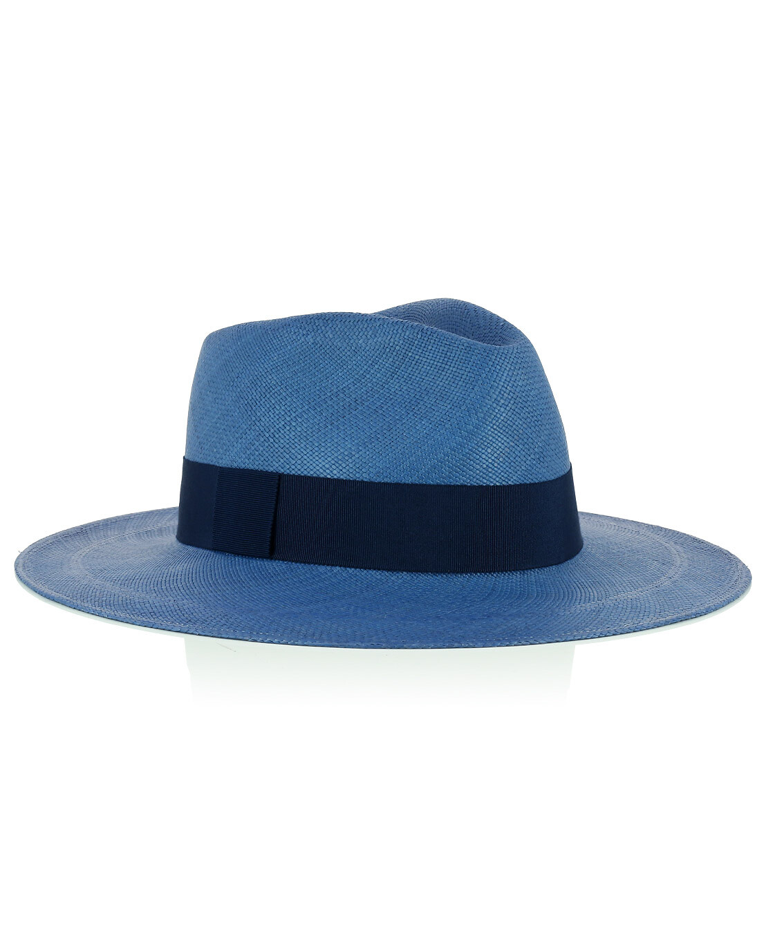 BY VANJA JOCIC Panama classique Fedora Femme BLEU 3