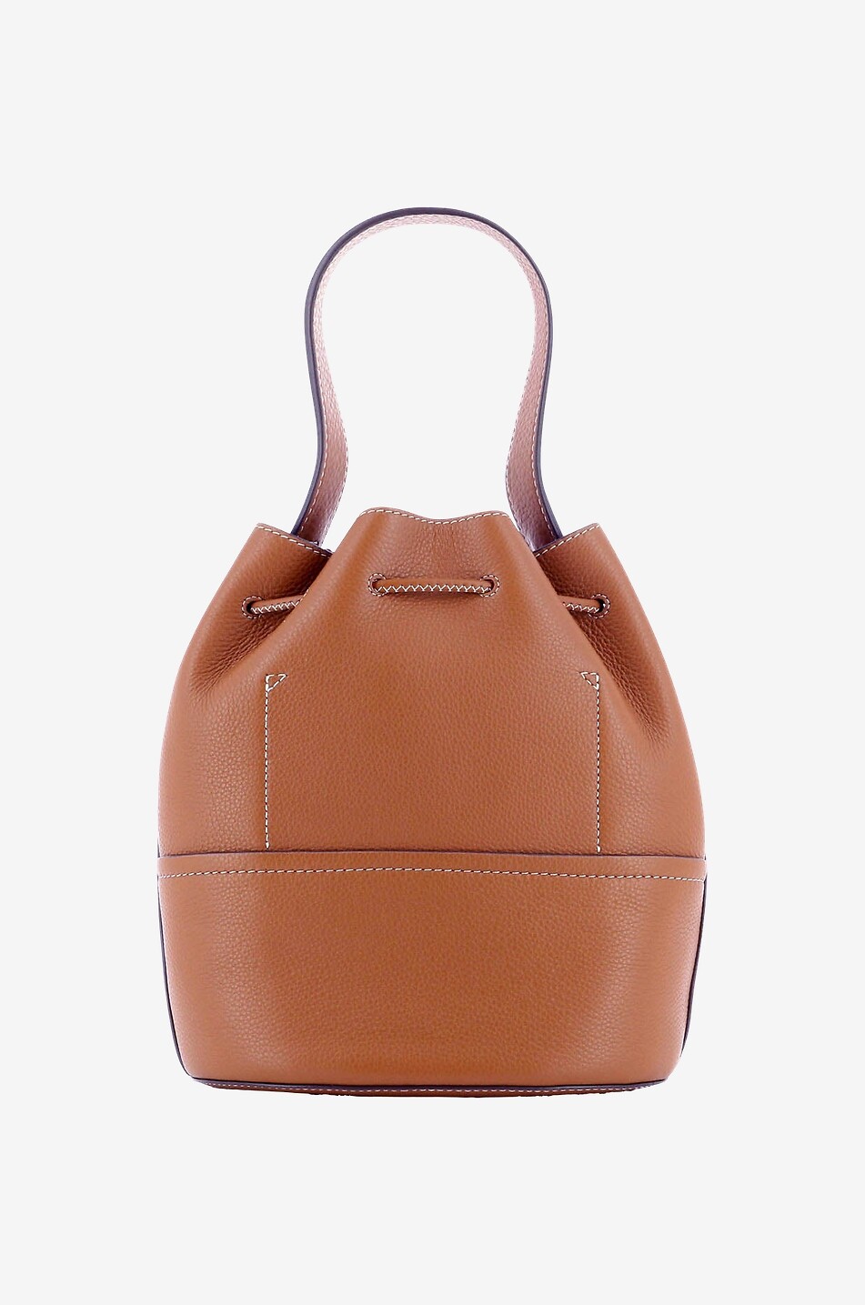 TORY BURCH Handtasche aus genarbtem Leder Miller Bucket Damen COGNAC 3