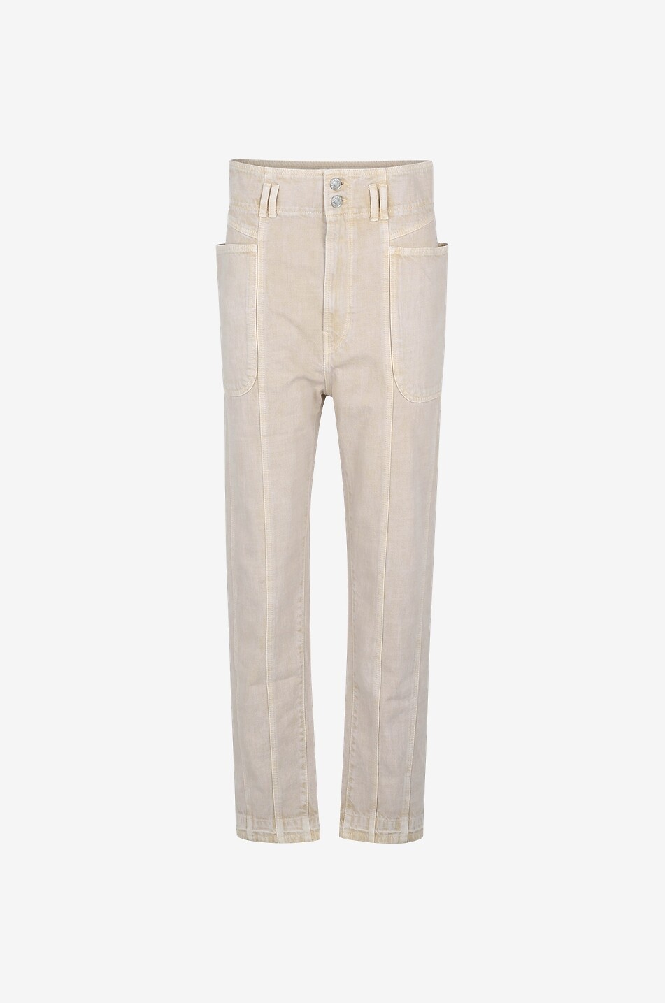 Jeans mit geradem Bein und hoher Taille Tess