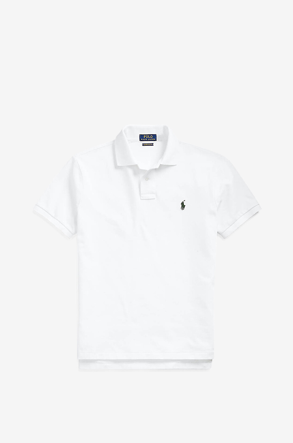 Custom Slim Fit Pony embroidered piqué cotton polo shirt