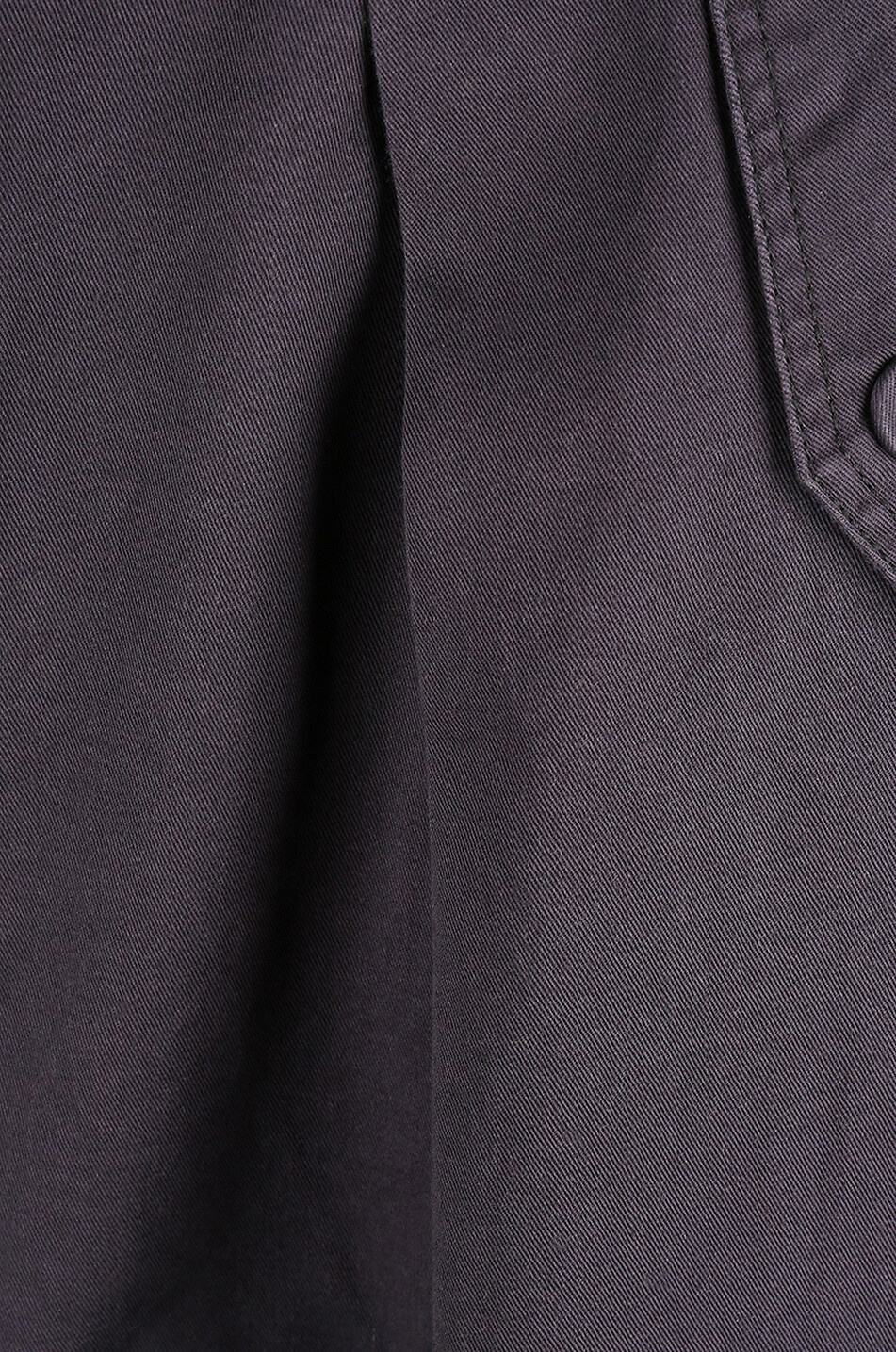 ULLA JOHNSON Pantalon carotte taille haute en gabardine Lars Femme BLEU MOYEN 3