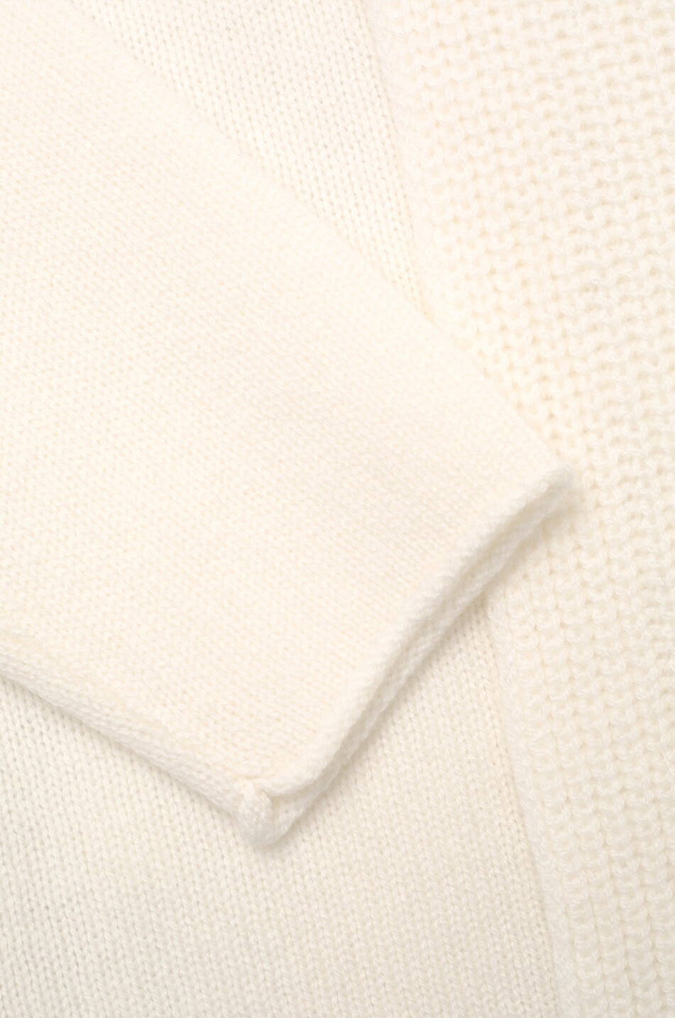 PRINCESS Cardigan ouvert en laine et cachemire à col châle Femme BLANC CASSE 3
