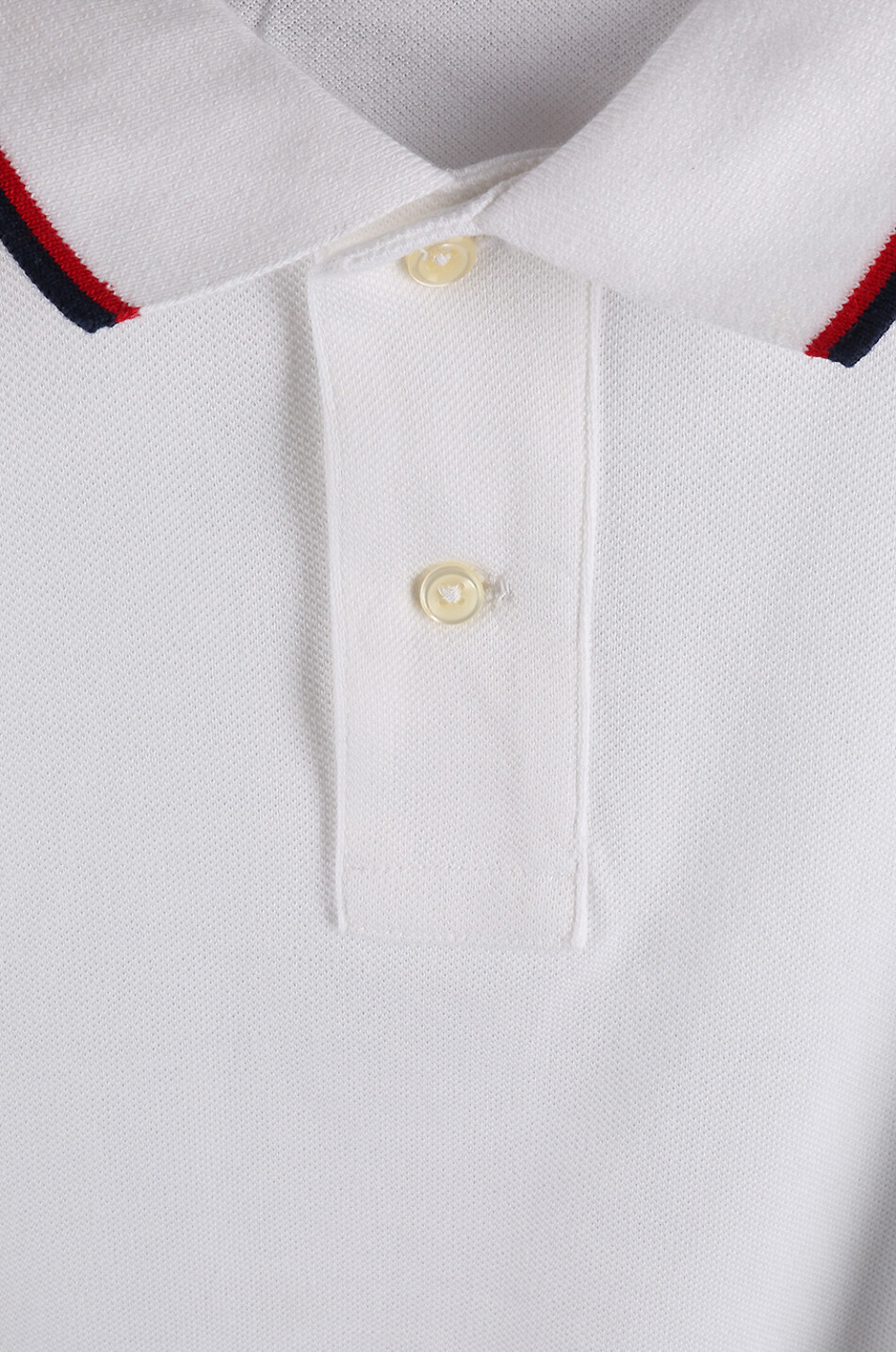 POLO RALPH LAUREN Custom Slim Pony contrast stripe short-sleeved polo shirt Men WHITE 5